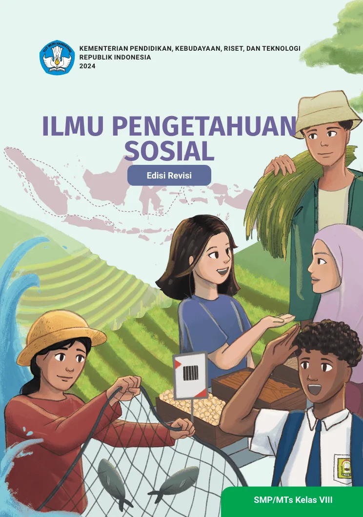 Sampul Ilmu Pengetahuan Sosial untuk SMP/MTs Kelas VIII (Edisi Revisi)
