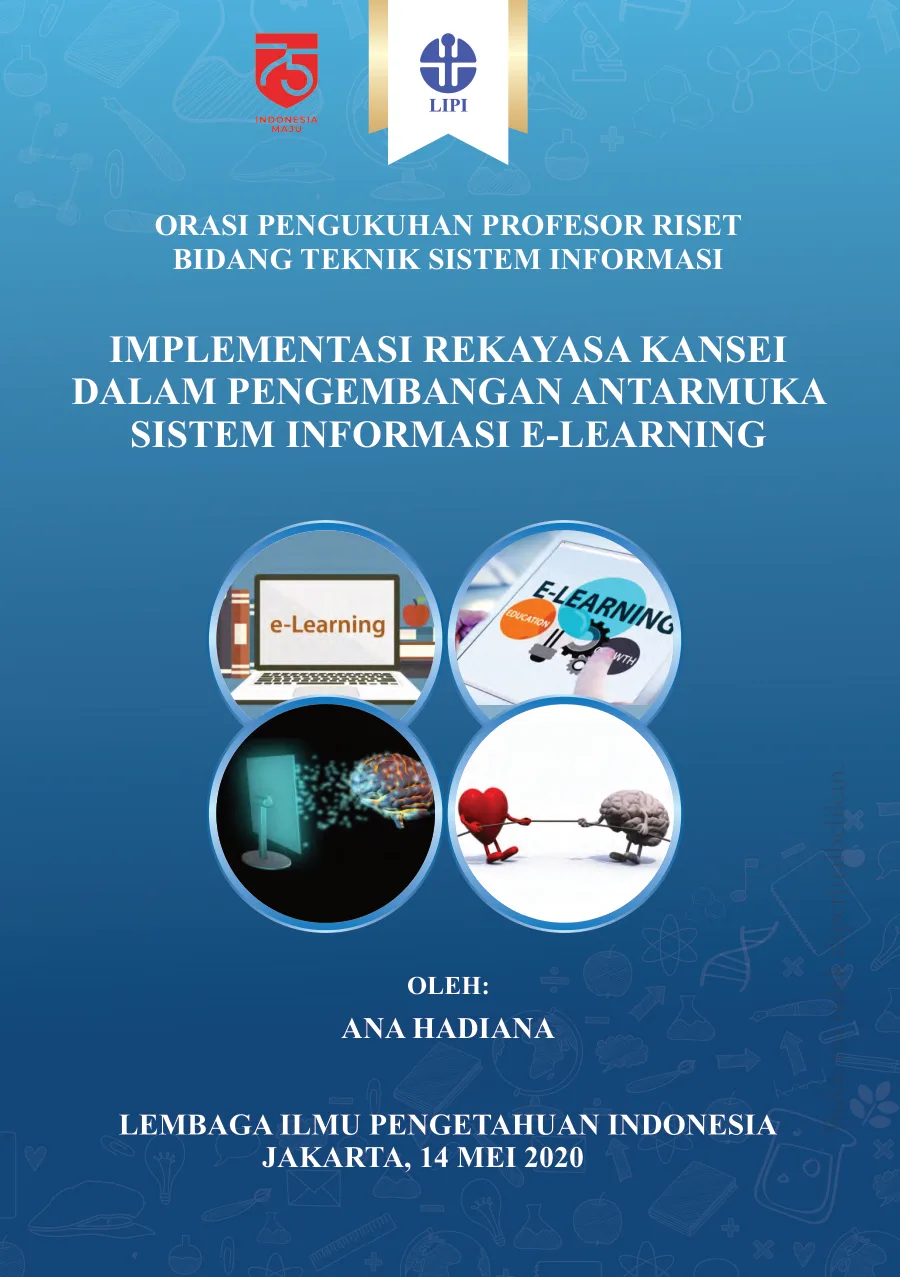 Sampul Implementasi Rekayasa Kansei dalam Pengembangan Antarmuka Sistem Informasi E-Learning