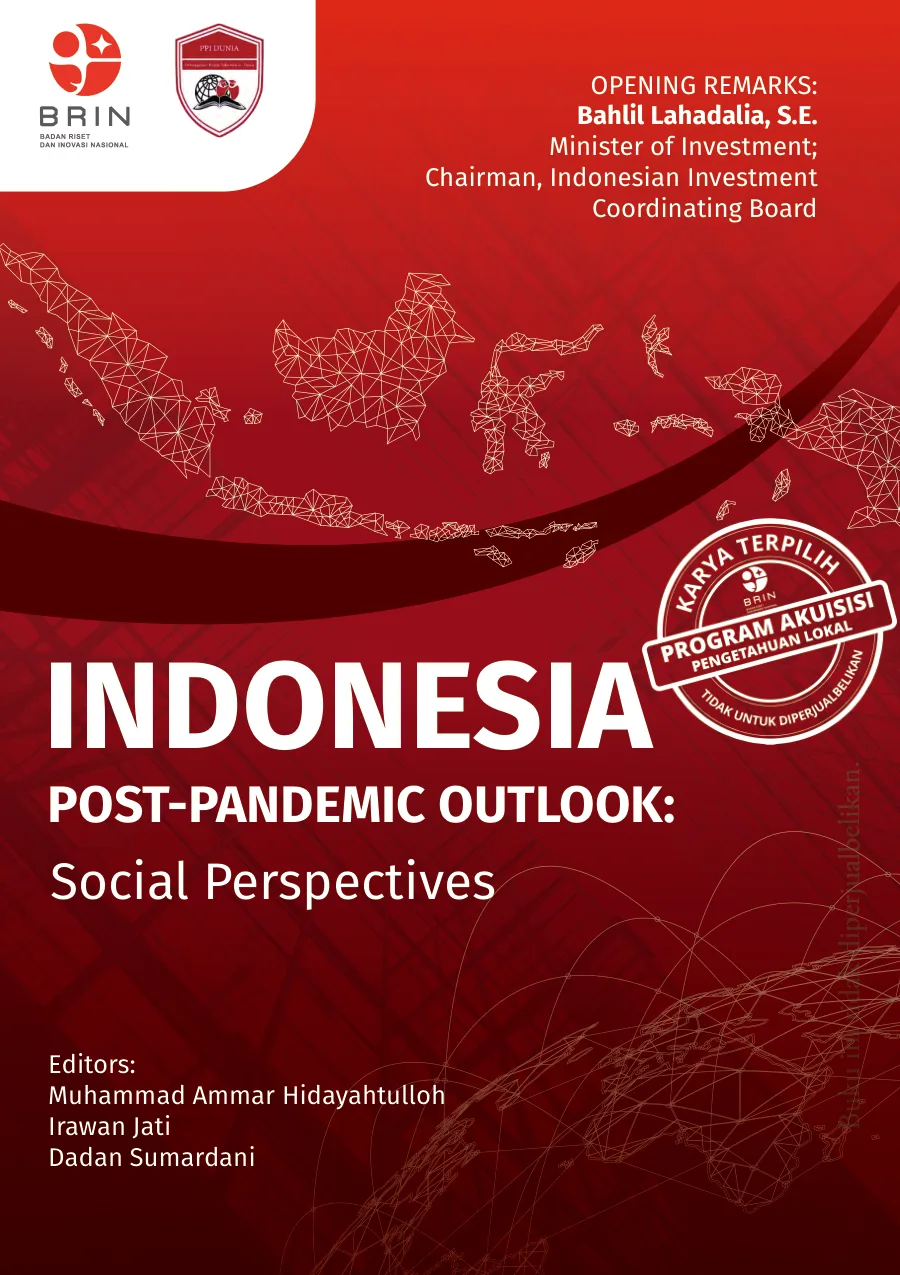 Sampul buku Indonesia Post-Pandemic Outlook: Social Perspectives