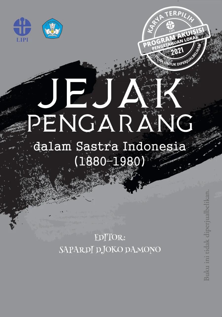 Sampul buku Jejak Pengarang dalam Sastra Indonesia (1880–1980)