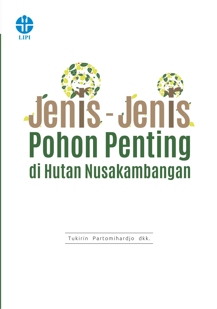 Sampul Jenis-Jenis Pohon Penting di Hutan Nusakambangan