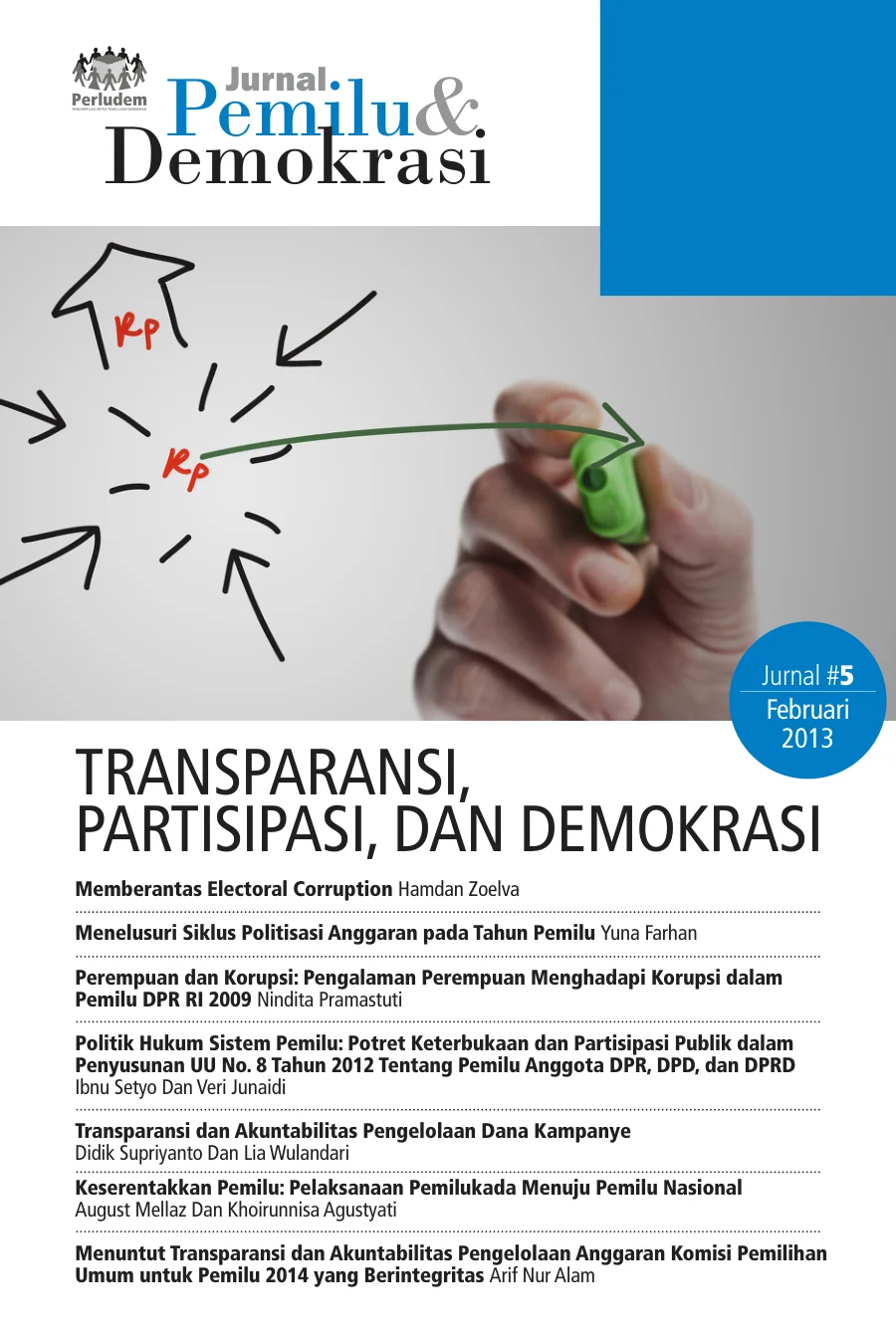 Sampul Jurnal 5 | TRANSPARANSI, PARTISIPASI, DAN DEMOKRASI