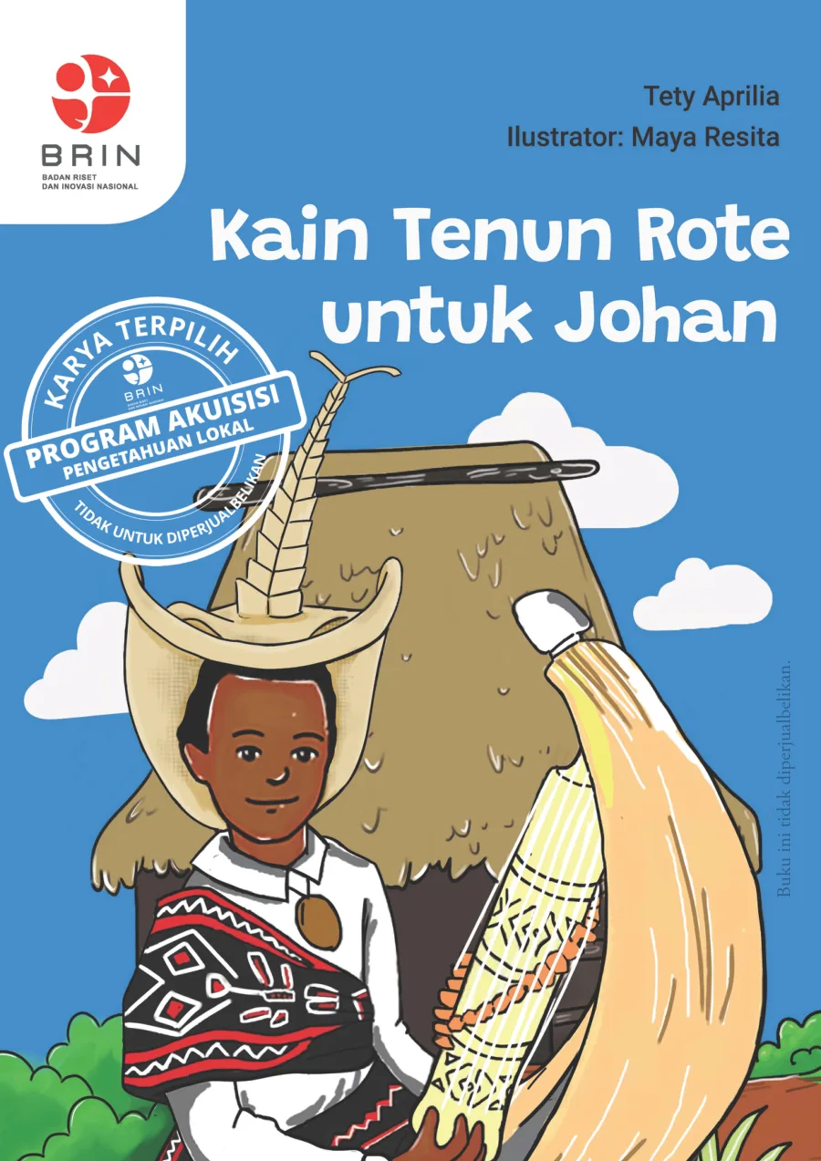 Sampul Kain Tenun Rote untuk Johan