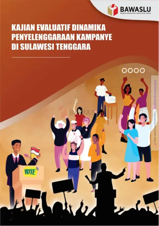 Sampul Kajian Evaluatif Dinamika Penyelenggaraan Kampanye di Sulawesi Tenggara