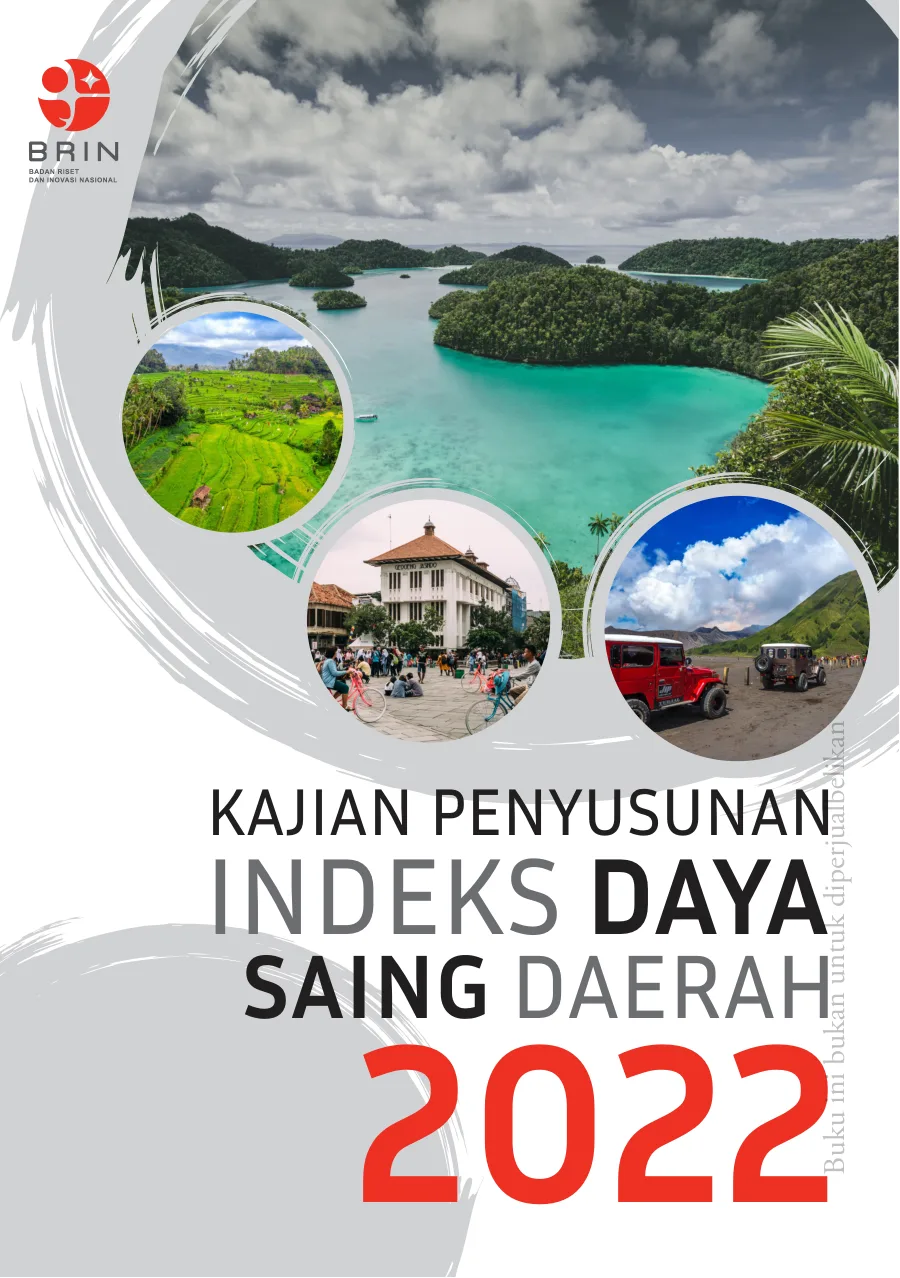 Sampul Kajian Penyusunan Indeks Daya Saing Daerah 2022