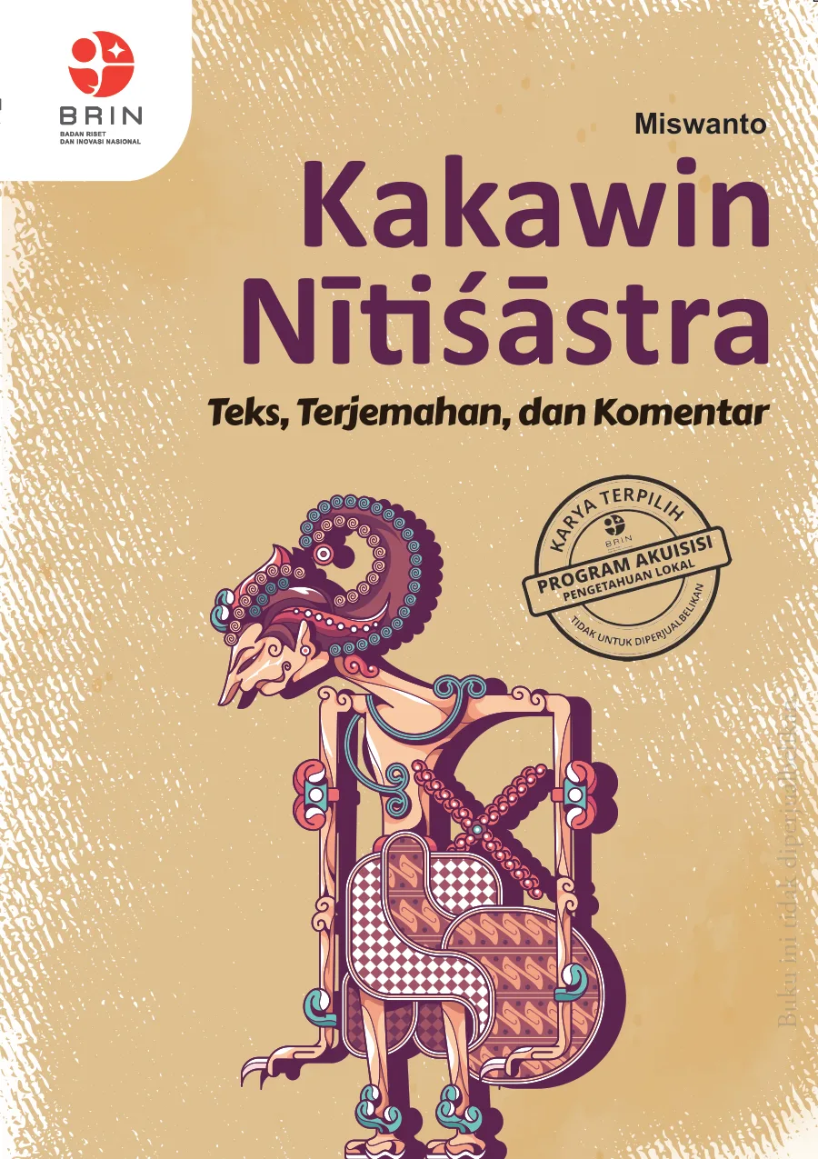 Sampul buku Kakawin Nitisastra: Teks, Terjemahan, dan Komentar