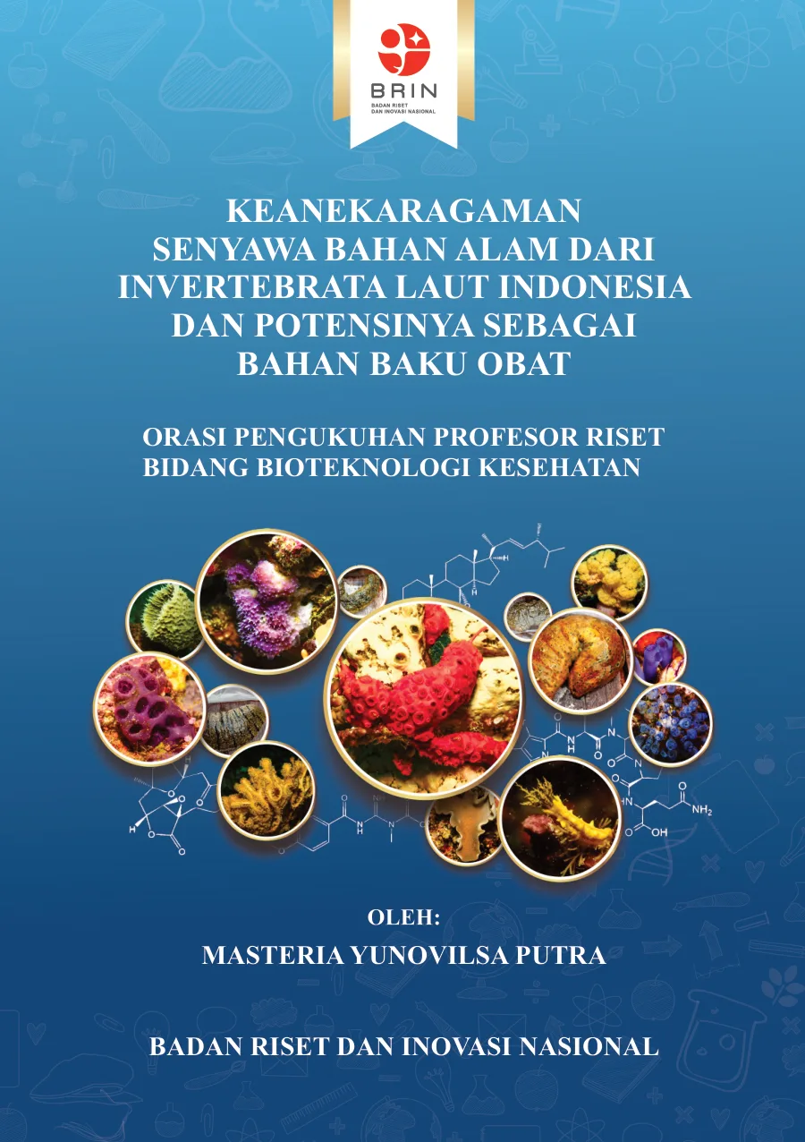 Sampul Keanekaragaman Senyawa Bahan Alam dari Invertebrata Laut Indonesia dan Potensinya sebagai Bahan Baku Obat