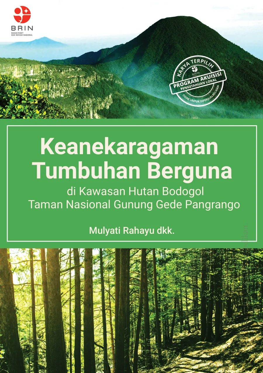 Sampul Keanekaragaman Tumbuhan Berguna di Kawasan Hutan Bodogol, Taman Nasional Gunung Gede Pangrango