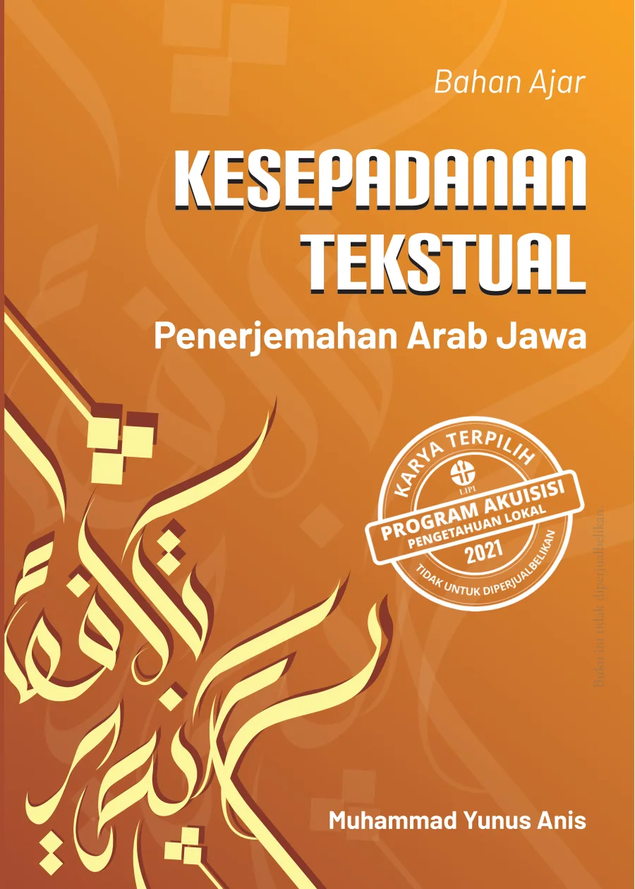 Sampul Kesepadanan Tekstual Penerjemahan Arab Jawa