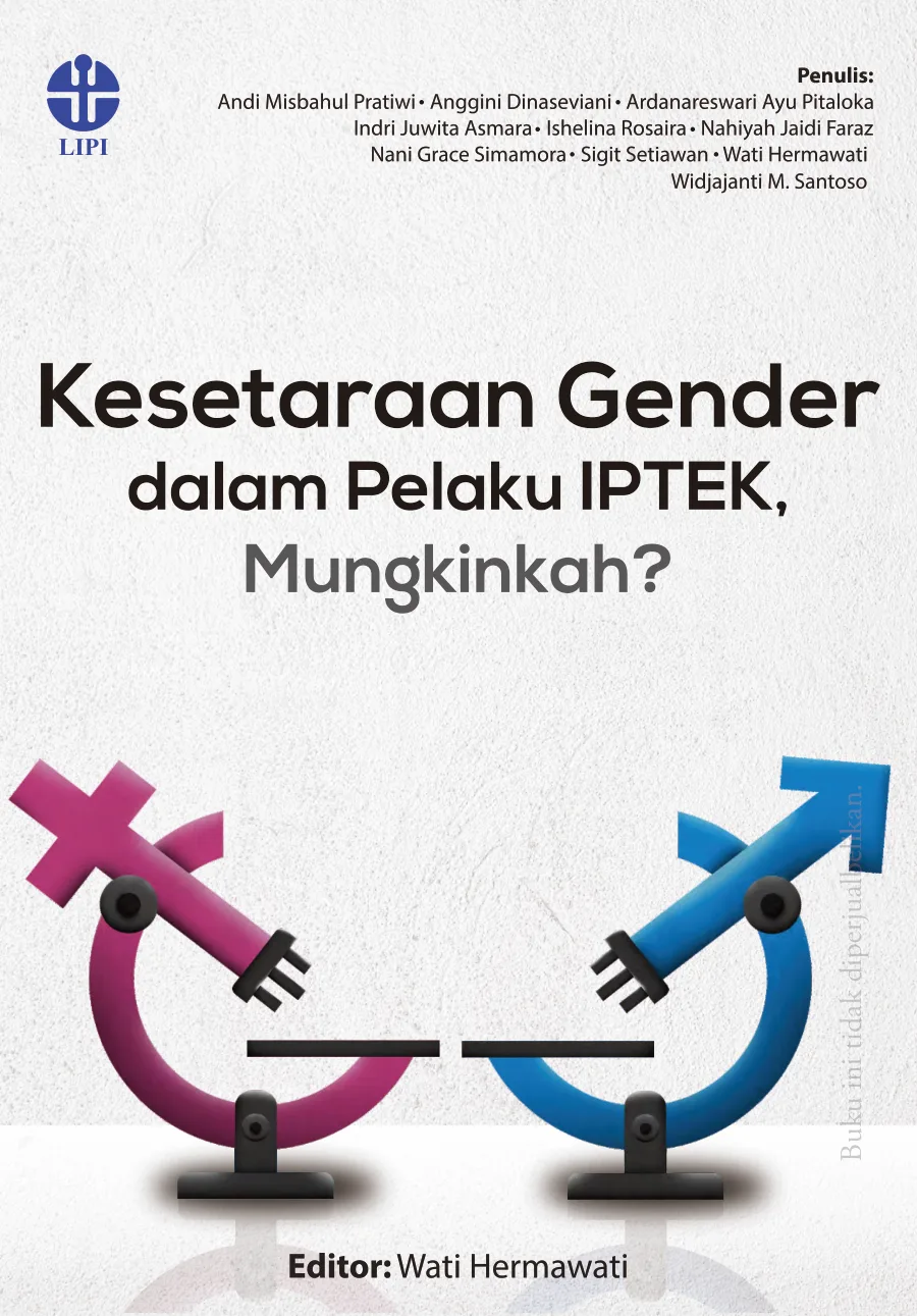 Sampul buku Kesetaraan Gender dalam Pelaku Iptek, Mungkinkah?