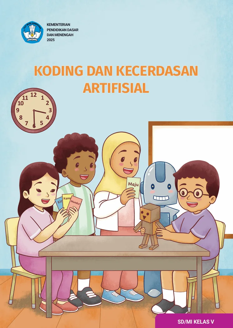 Sampul Koding dan Kecerdasan Artifisial untuk SD/MI Kelas V