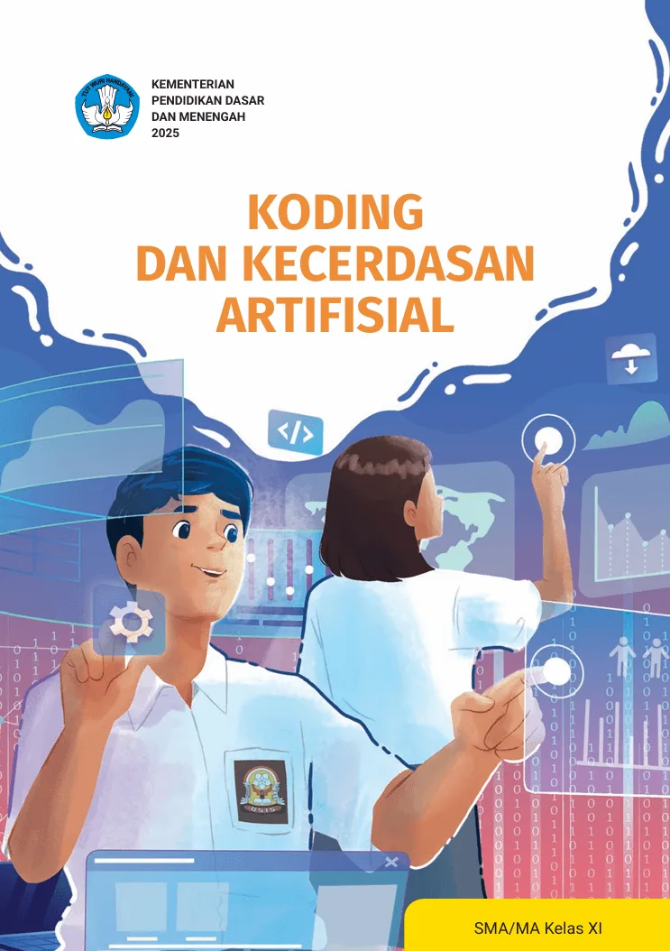 Sampul Koding dan Kecerdasan Artifisial untuk SMA/MA Kelas XI