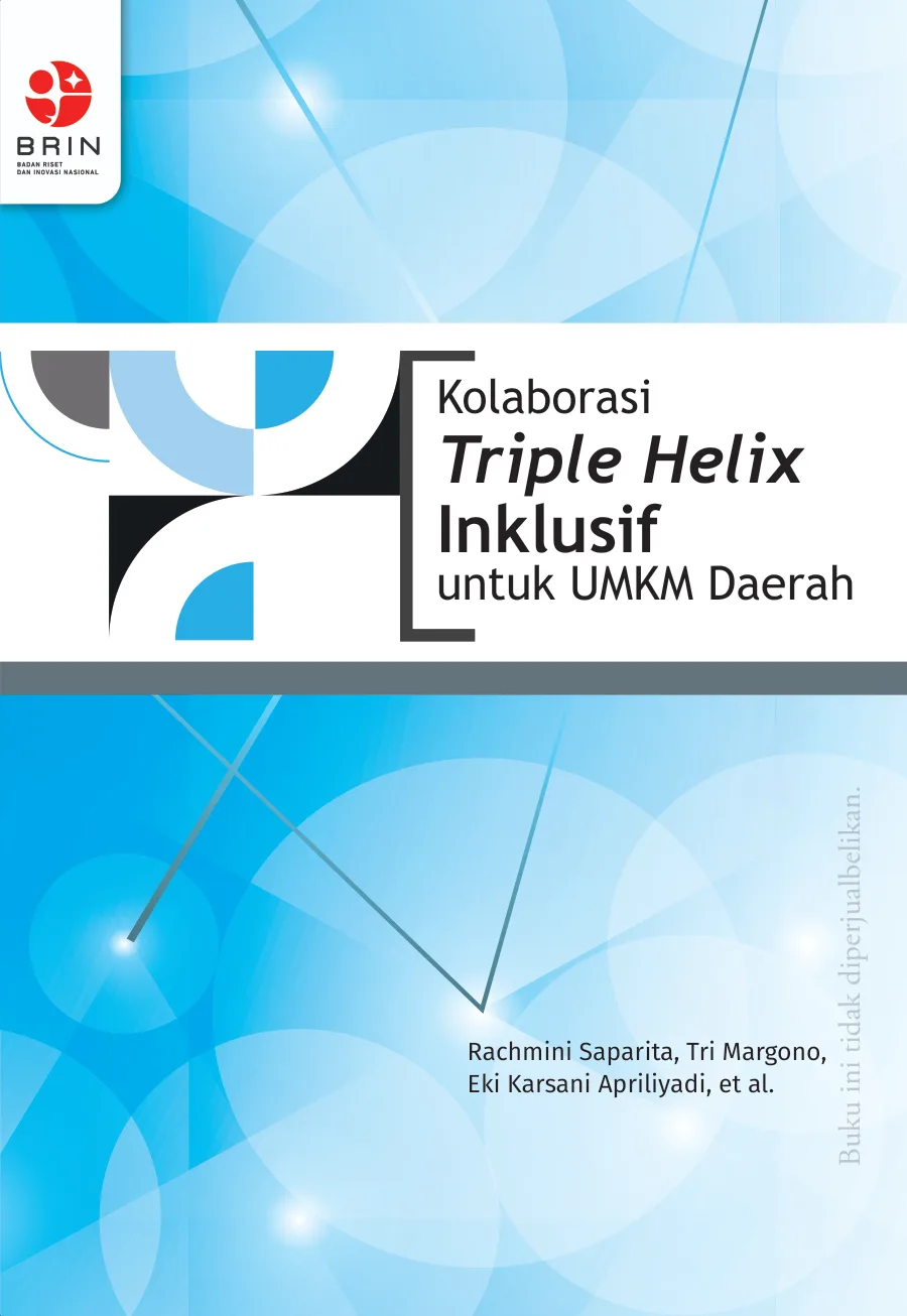 Sampul Kolaborasi Triple Helix Inklusif untuk UMKM Daerah