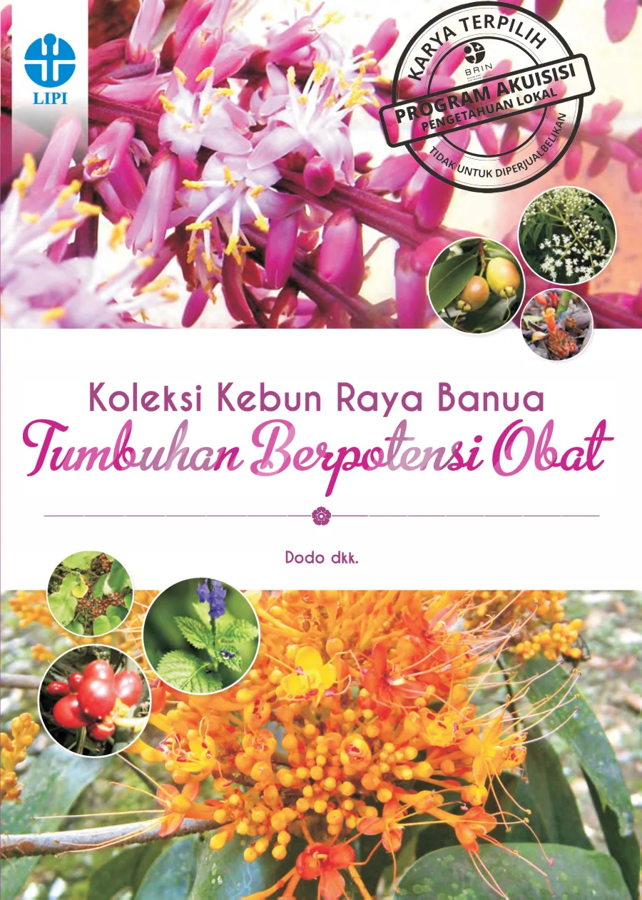 Sampul Koleksi Kebun Raya Banua: Tumbuhan Berpotensi Obat