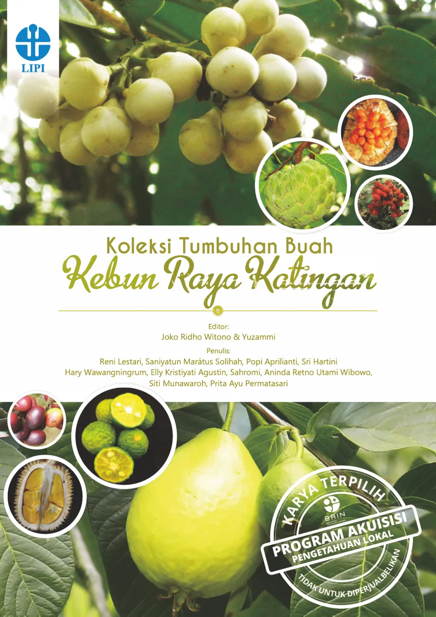 Sampul buku Koleksi Tumbuhan Buah Kebun Raya Katingan