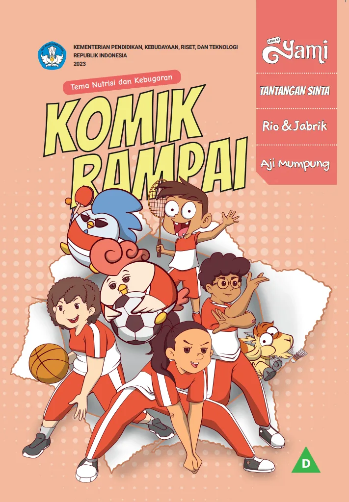 Sampul Komik Rampai Sekilas Yami, Tantangan Sinta, Rio dan Jabrik, Aji Mumpung
