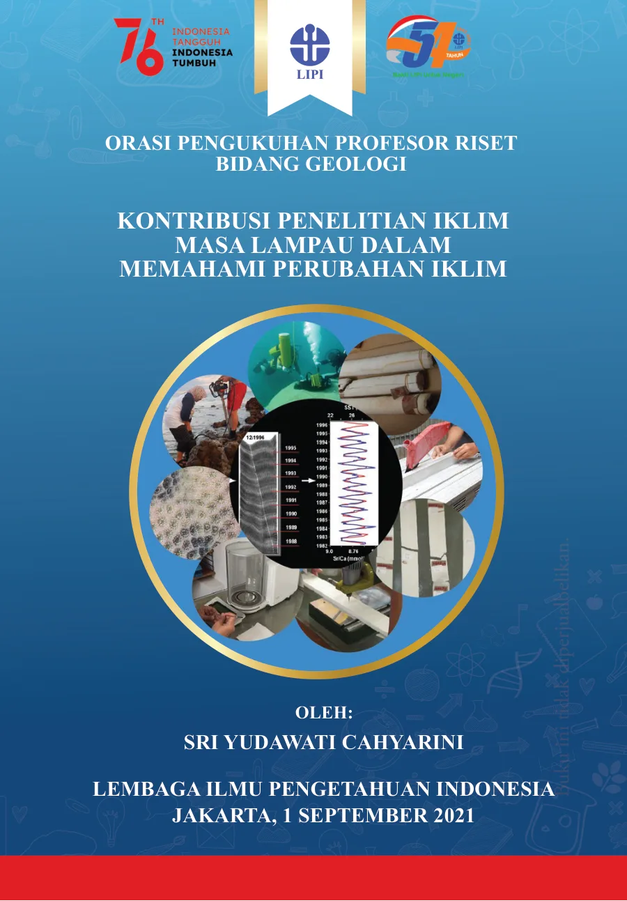 Sampul Kontribusi Penelitian Iklim Masa Lampau dalam Memahami Perubahan Iklim