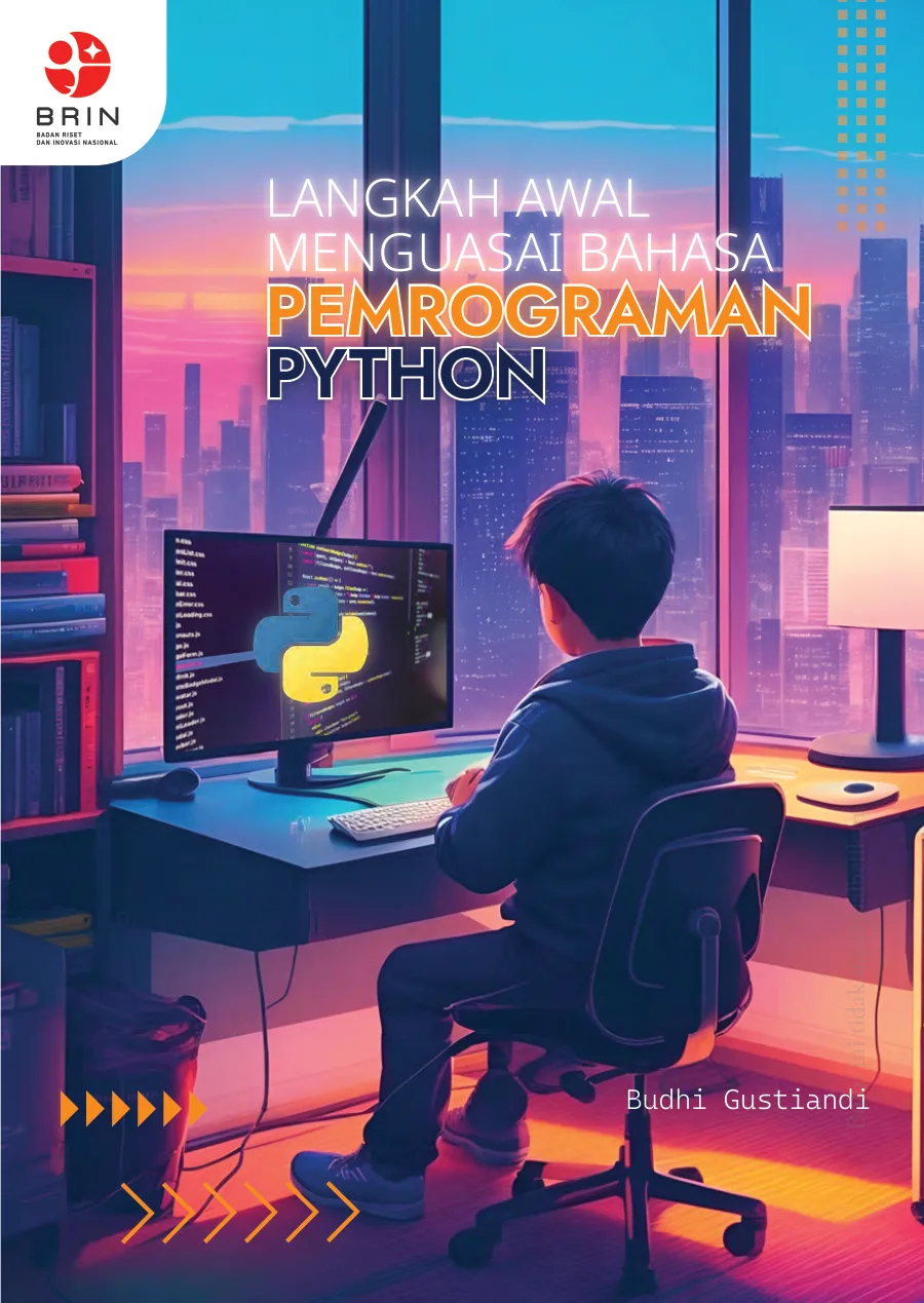 Sampul buku Langkah Awal Menguasai Bahasa Pemrograman Python