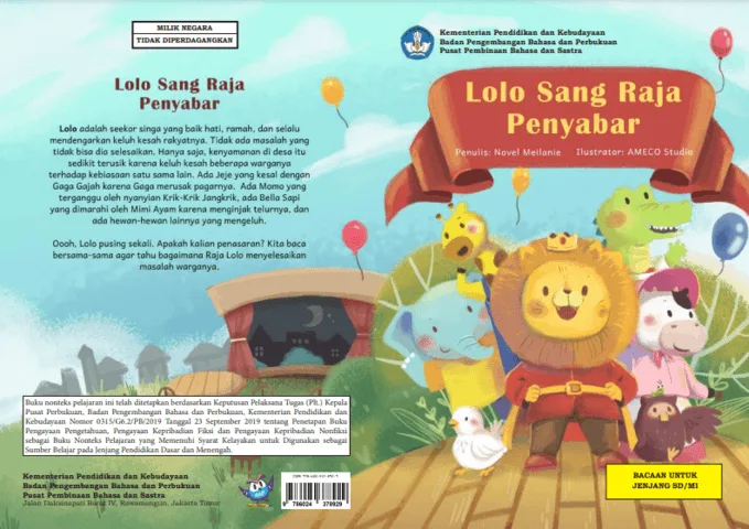 Sampul Lolo Sang Raja Penyabar