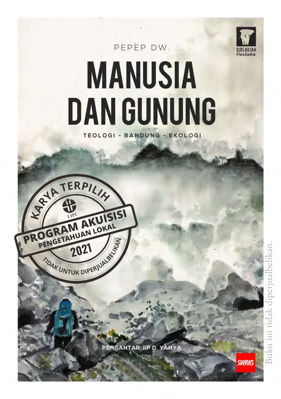 Sampul Manusia dan Gunung: Teologi, Bandung, Ekologi
