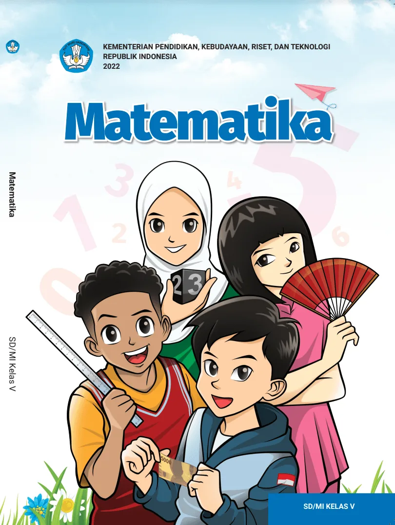 Sampul Matematika untuk SD/MI Kelas V