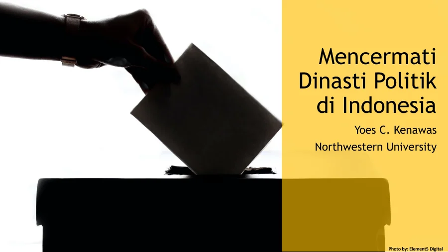 Sampul Materi Presentasi Diskusi Virtual Perludem Mencermati Dinasti Politik di Pilkada