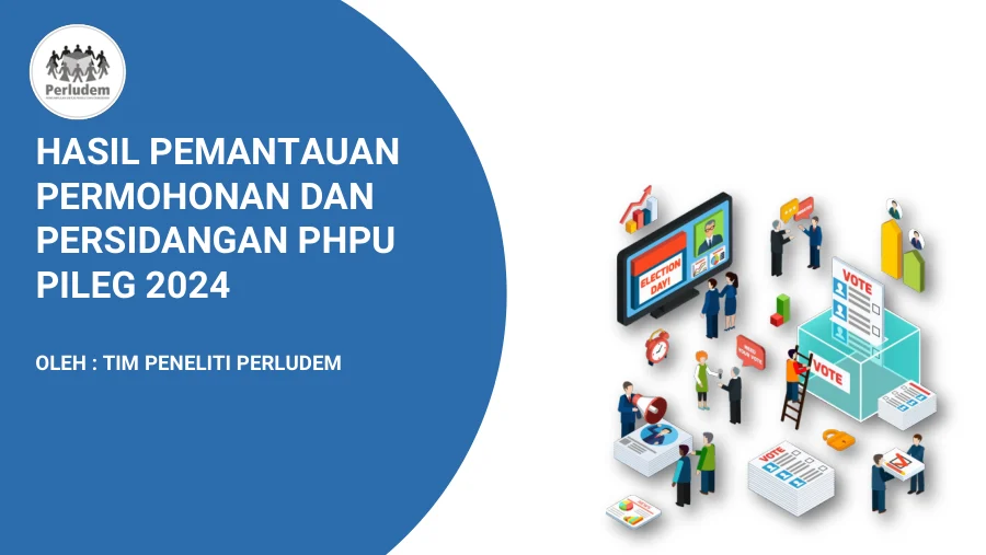 Sampul Materi Presentasi ”Peluncuran Hasil Pemantauan Perselisihan Hasil Pemilu Legislatif di Mahkamah Konstitusi”