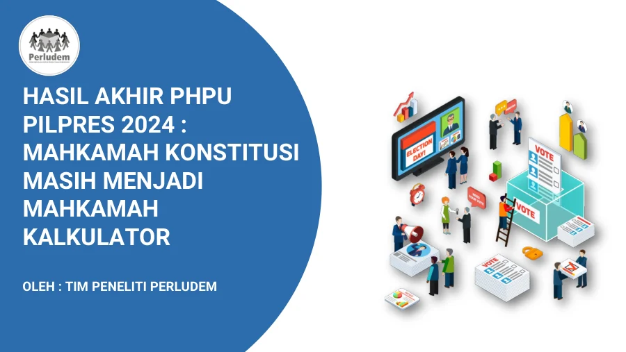 Sampul Materi Presentasi "Peluncuran Hasil Pemantauan PHPU Presiden dan Wakil Presiden di Mahkamah Konstitusi"
