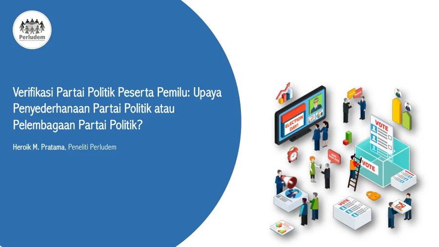 Sampul Materi Presentasi Serial Diskusi Pemilu dan Demokrasi #11