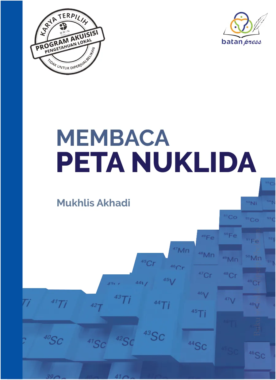 Sampul buku Membaca Peta Nuklida