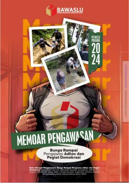 Sampul Memoar Pengawasan: Bunga Rampai Pengawas Adhoc dan Pegiat Demokrasi