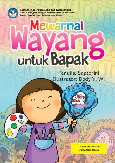 Sampul Mewarnai Wayang untuk Bapak