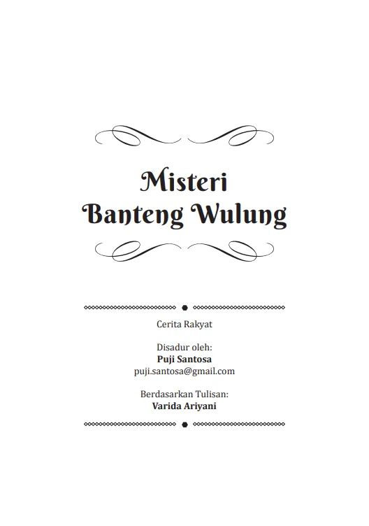Sampul Misteri Banteng Wulung