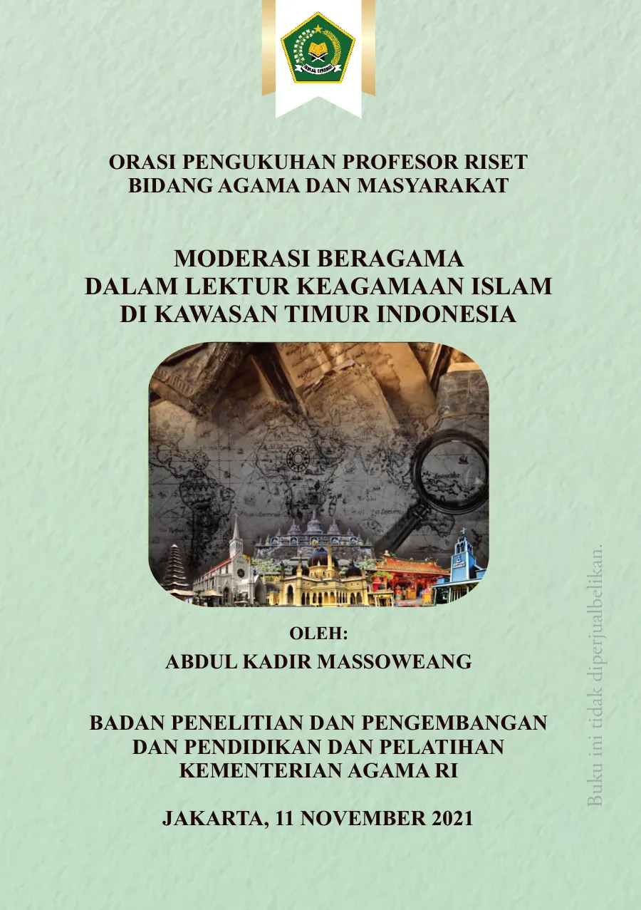 Sampul Moderasi Beragama dalam Lektur Keagamaan Islam di Kawasan Timur Indonesia
