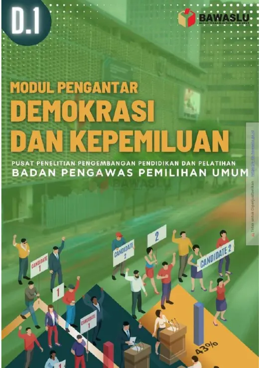 Sampul Modul D.1 Pengantar Demokrasi dan Kepemiluan