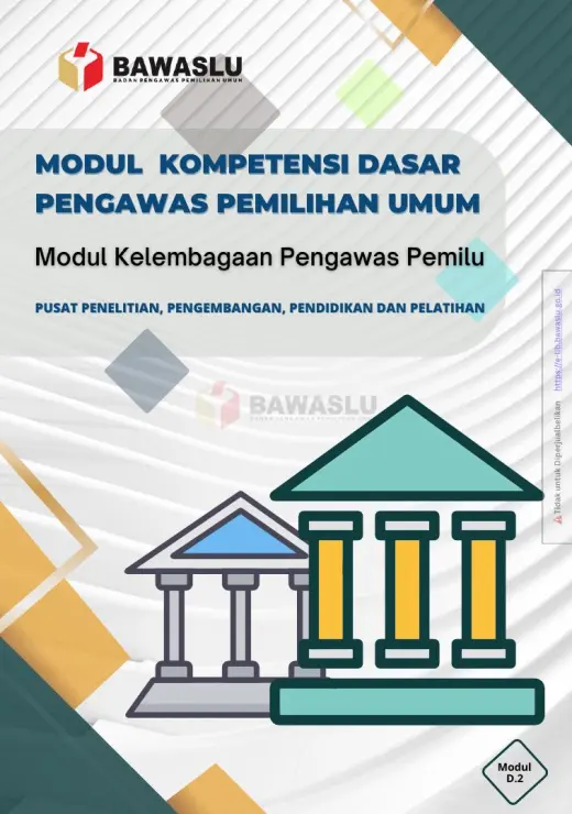 Sampul Modul D.2 Kelembagaan Pengawas Pemilu
