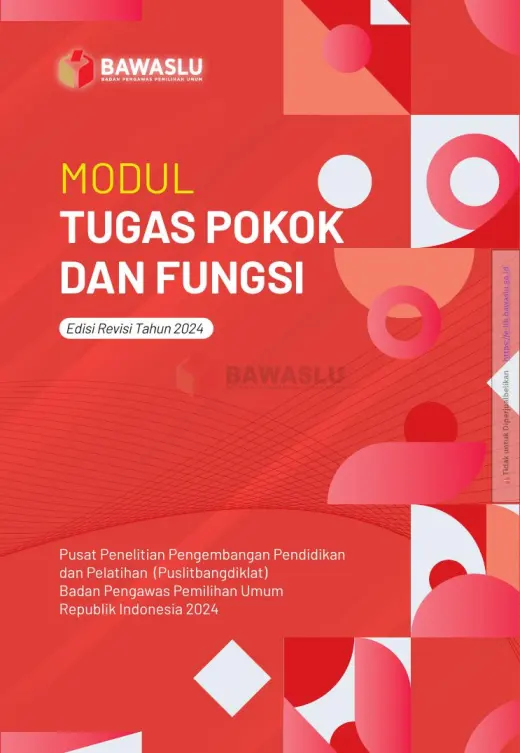 Sampul Modul Dasar Tugas Pokok dan Fungsi (Edisi Revisi Tahun 2024)