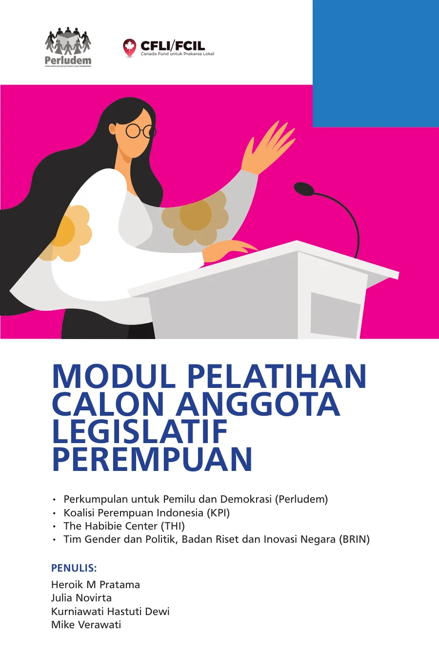 Sampul Modul Pelatihan Calon Anggota Legislatif Perempuan