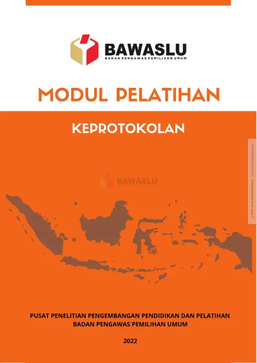 Sampul Modul Pelatihan Keprotokolan
