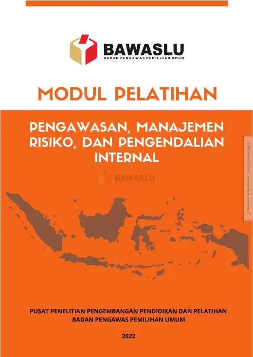 Sampul Modul Pelatihan Pengawasan, Manajemen Risiko, dan Pengendalian Internal