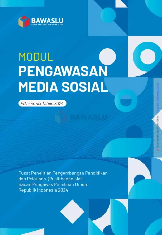 Sampul Modul Pengawasan Media Sosial (Edisi Revisi Tahun 2024)