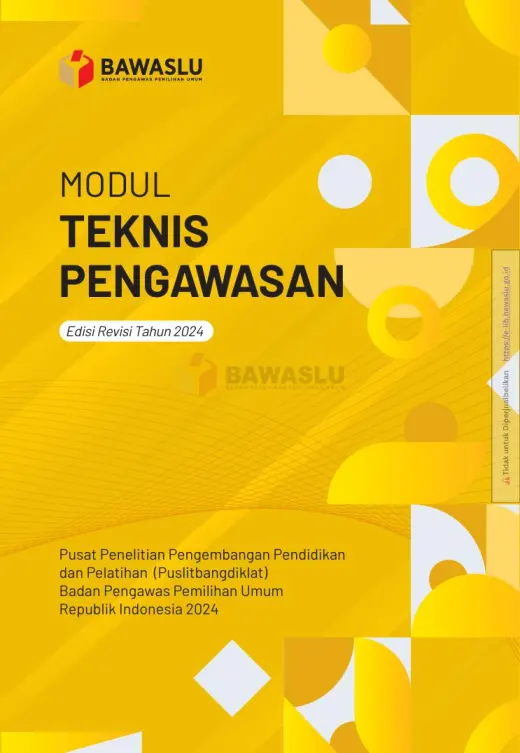 Sampul Modul Teknis Pengawasan (Edisi Revisi Tahun 2024)