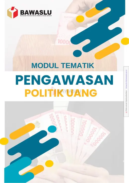 Sampul Modul Tematik Pengawasan Politik Uang