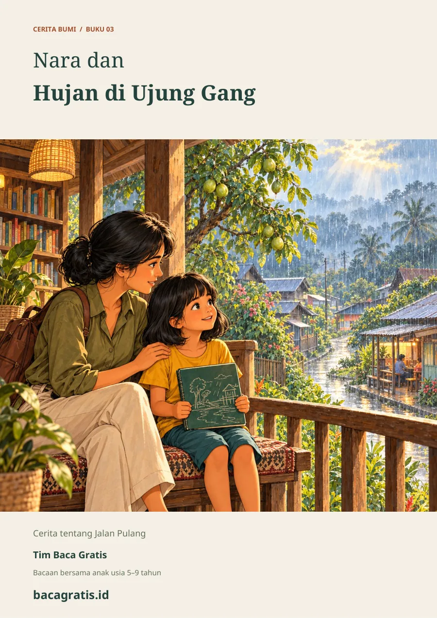 Sampul Nara dan Hujan di Ujung Gang