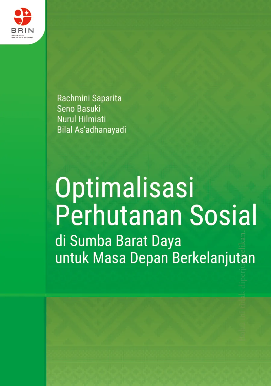 Sampul Optimalisasi Perhutanan Sosial di Sumba Barat Daya untuk Masa Depan Berkelanjutan