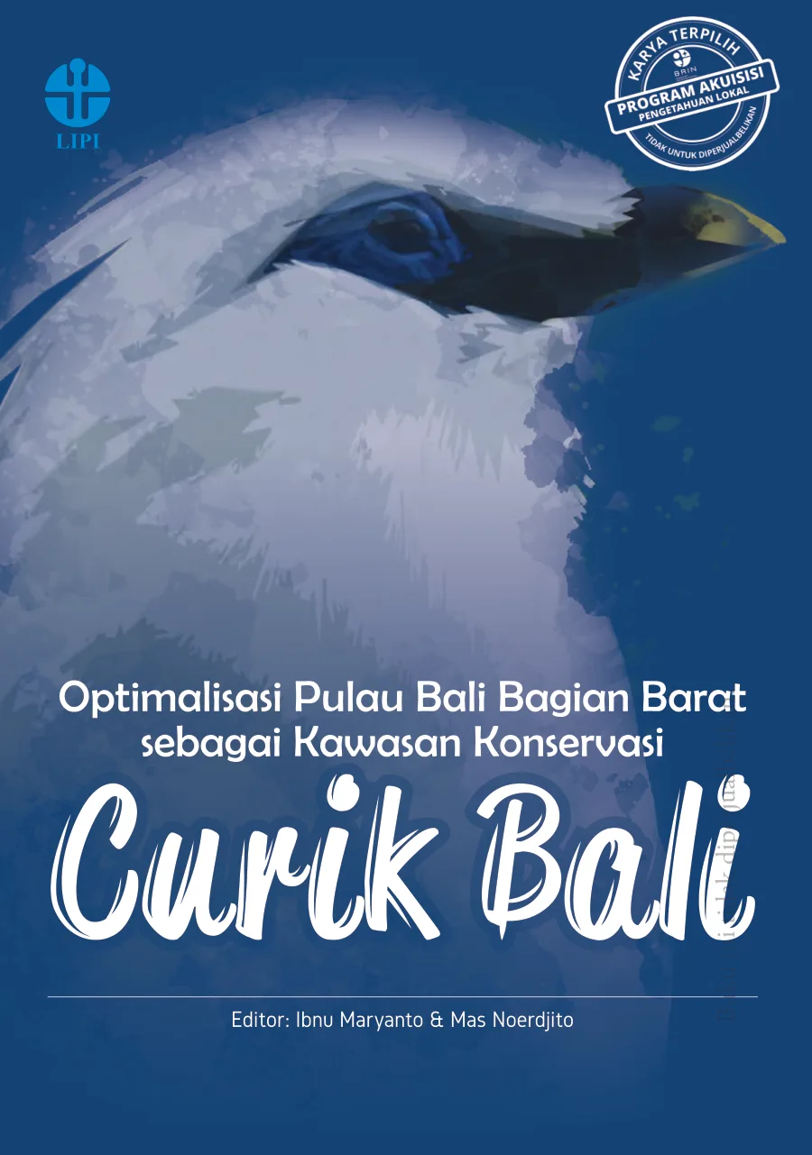 Sampul buku Optimalisasi Pulau Bali Bagian Barat Sebagai Kawasan Konservasi Curik Bali