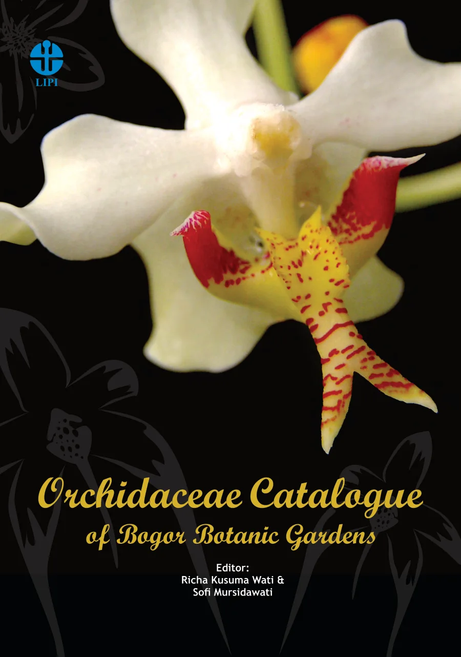 Sampul buku Orchidaceae Catalogue of Bogor Botanic Gardens