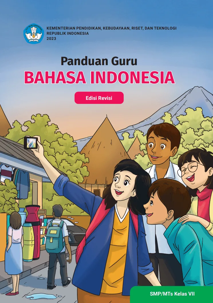 Sampul Panduan Guru Bahasa Indonesia untuk SMP/MTs Kelas VII (Edisi Revisi)