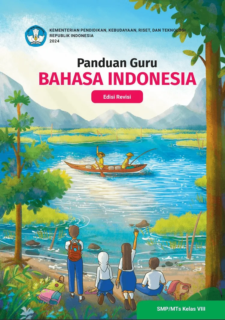 Sampul Panduan Guru Bahasa Indonesia untuk SMP/MTs Kelas VIII (Edisi Revisi)