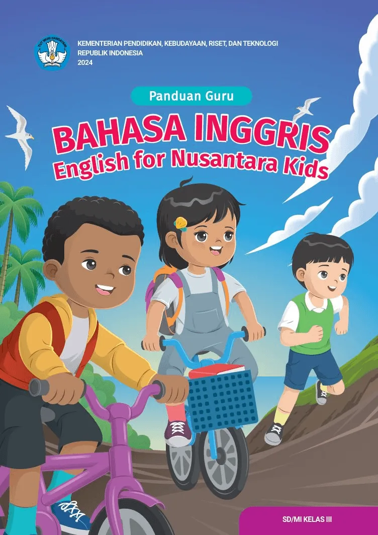 Sampul Panduan Guru Bahasa Inggris: English for Nusantara Kids untuk SD/MI Kelas III